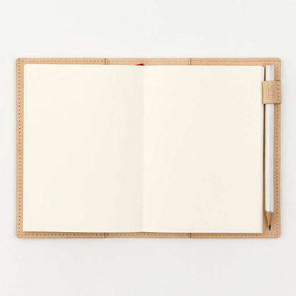 Midori 49875006 Notebook Cover, For MD Notebooks, Paperbacks, Genuine Leather, Goatnume