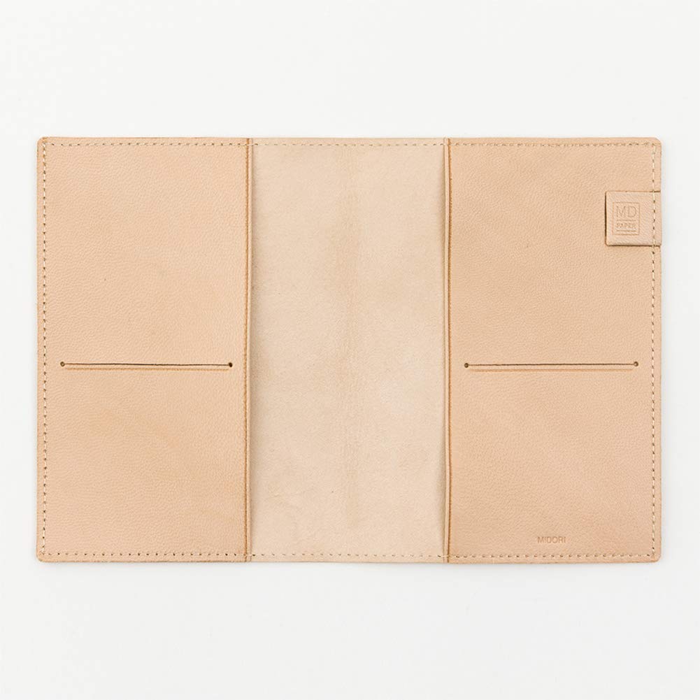 Midori 49875006 Notebook Cover, For MD Notebooks, Paperbacks, Genuine Leather, Goatnume