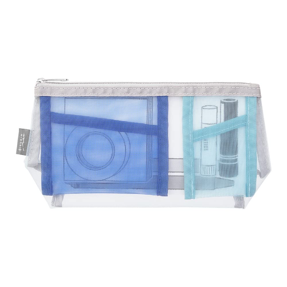 DESIGNPHIL 53353006 Mesh Pouch, Pen Case, Tool Pouch, Gusset