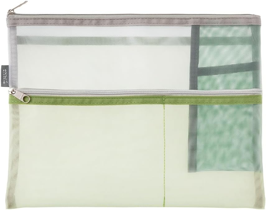 Midori Multi-Pouch, Pen & Tool Pouch, B5, Mesh, Midori, 100%