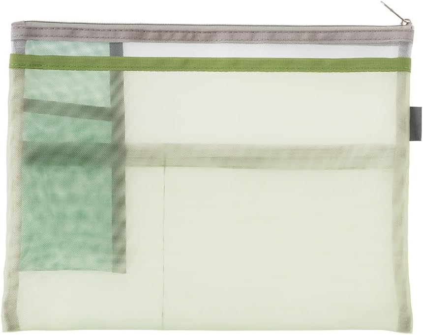 Midori Multi-Pouch, Pen & Tool Pouch, B5, Mesh, Midori, 100%
