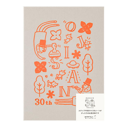Midori 55313006 Stationery Kit, Tool Box, Gray, Ojisan, 30th Anniversary