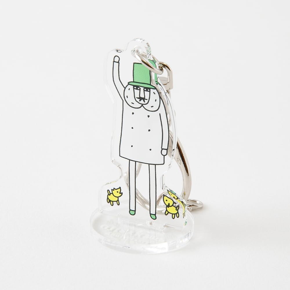 Midori 62238006 Acrylic Key Holder, Ossu Pattern, 30th Anniversary