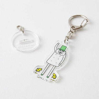 Midori 62238006 Acrylic Key Holder, Ossu Pattern, 30th Anniversary