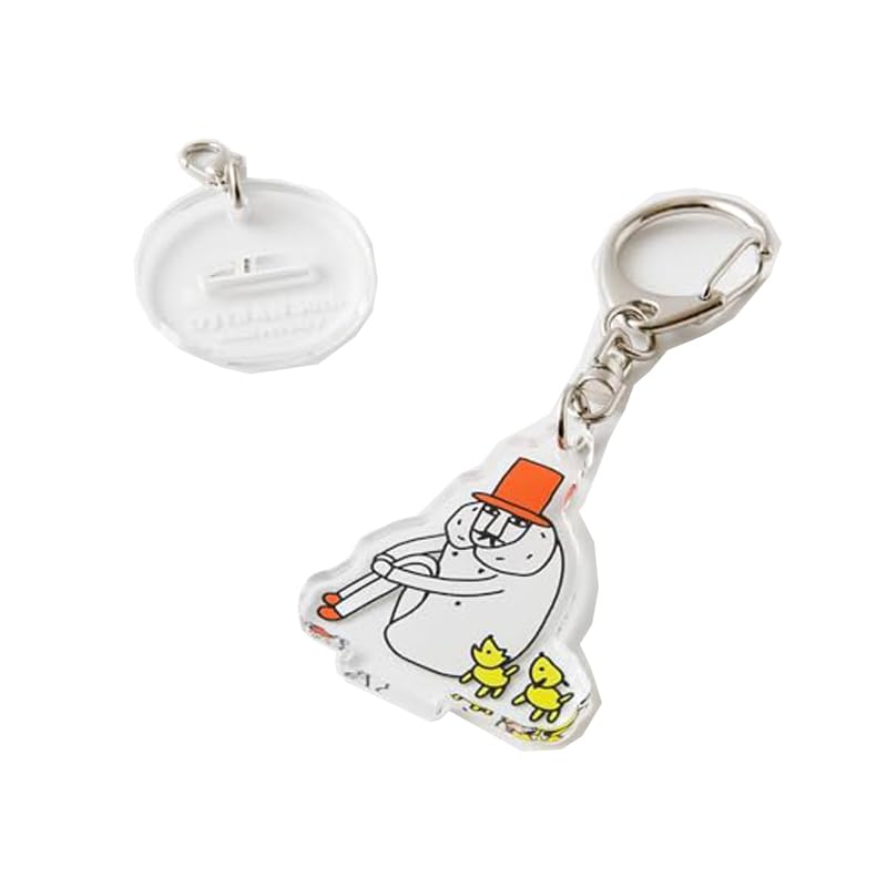 Midori 62239006 Acrylic Keychain, Athletic Sitting Pattern, Ojisan, 30th Anniversary