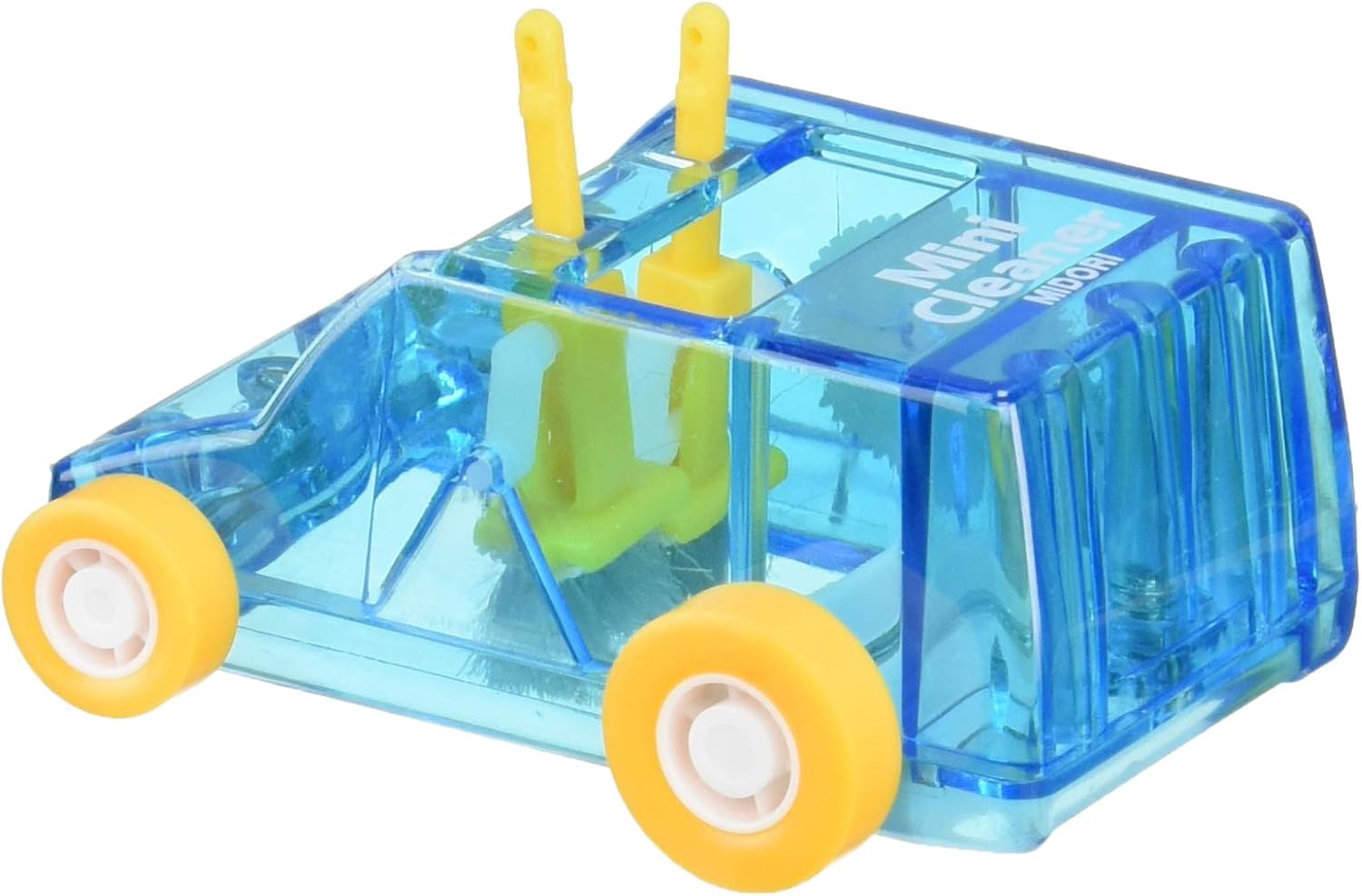 Midori Desktop Mini Cleaner and Dust Sweep, Blue Transparent (65613006