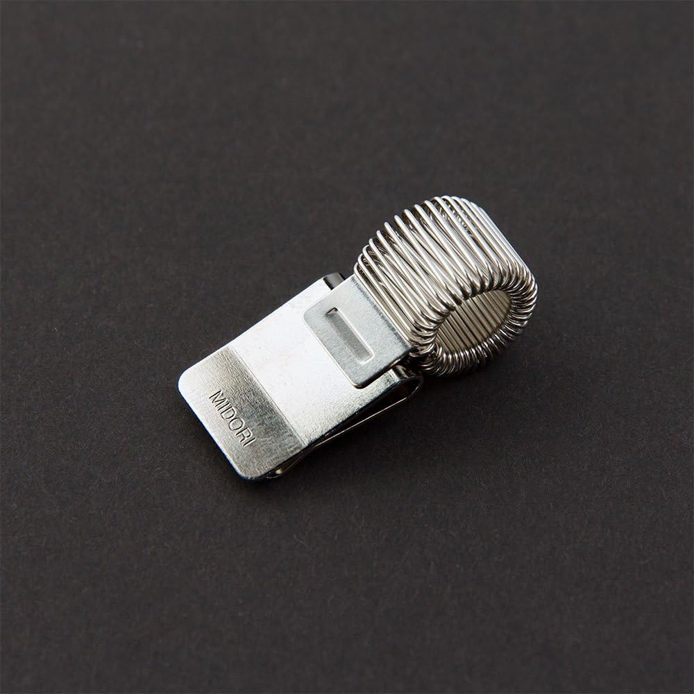 Midori 82220006 – Clip Porta Pen, Silver