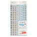 Pipsticks Weatherproof Multicolor Tropical Weather Pattern Sticker for Plastic, Glass, Metal Surfaces