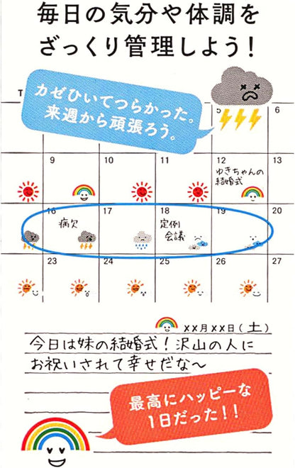 Pipsticks Weatherproof Multicolor Tropical Weather Pattern Sticker for Plastic, Glass, Metal Surfaces