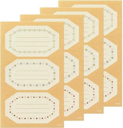 Hexagon Sticky Labels 12 Pieces