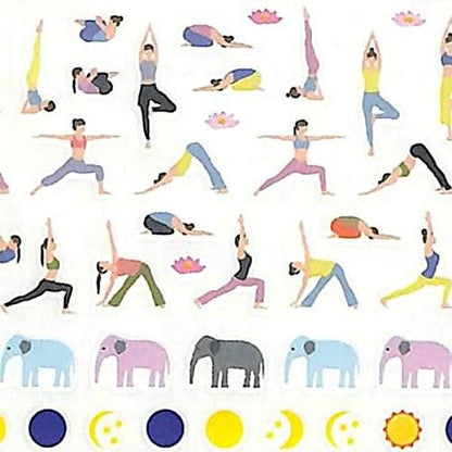 Record Your Hard Time Seal 2455 Achievement Yoga Pattern Design Fill