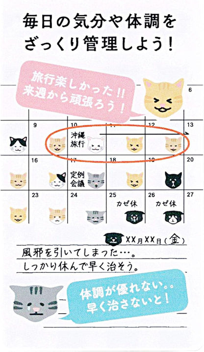 82541 Diary Sticker/Sticker Removable Emotional Sticker