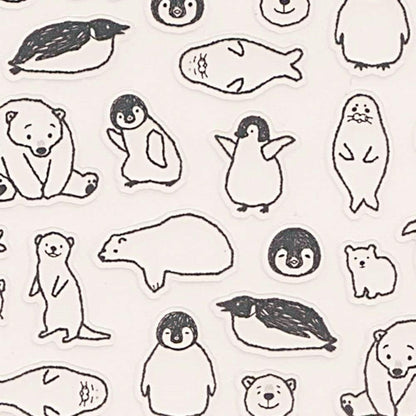 Designphil Notebook Sticker, Removable Talking Sticker, Sea Animal Pattern