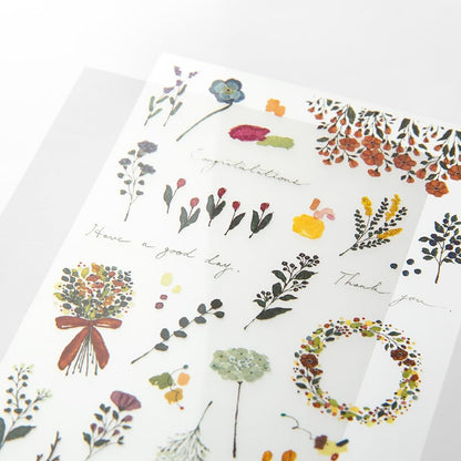 Midori Seal 82580006 Decal Motif Floral Print