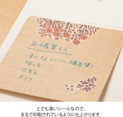 Midori Seal 82580006 Decal Motif Floral Print