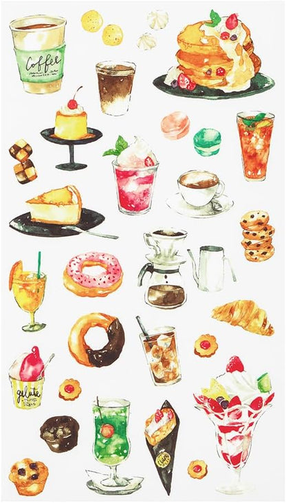 Midori 82584006 Sticker Decal Snack Pattern