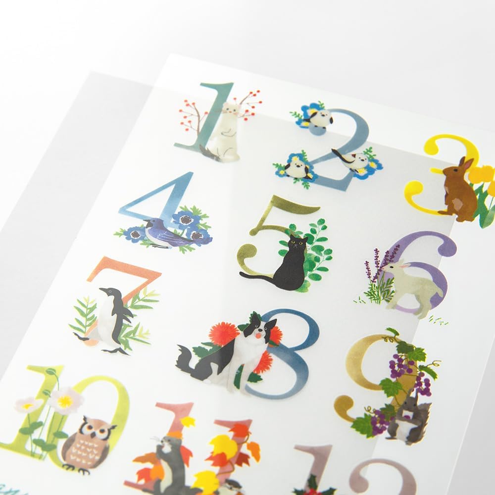 Midori Seal Decal Monthly Pattern 82585006