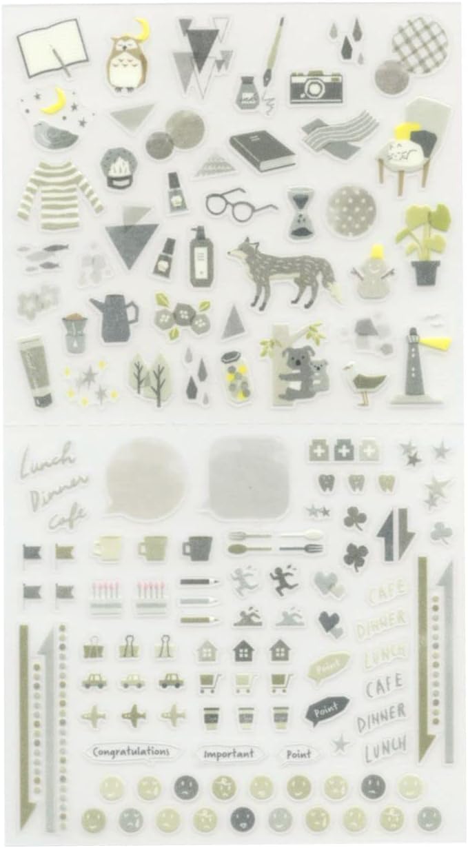 Notebook Sticker/Sticker Peel and Stick Single Color Sticker  82594