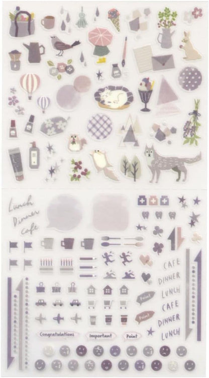 Notebook Sticker/Sticker Peel and Stick Single Color Sticker  82596