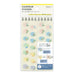 Midori 82602 Planner Sticker/Sticker Wall Calendar Schedule Sticker L 【Flower Pattern】