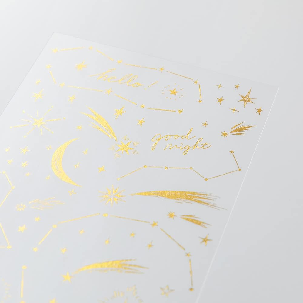 DESIGNPHIL Midori 82616006 Sticker Decal Foil Star Pattern