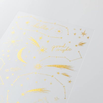 DESIGNPHIL Midori 82616006 Sticker Decal Foil Star Pattern