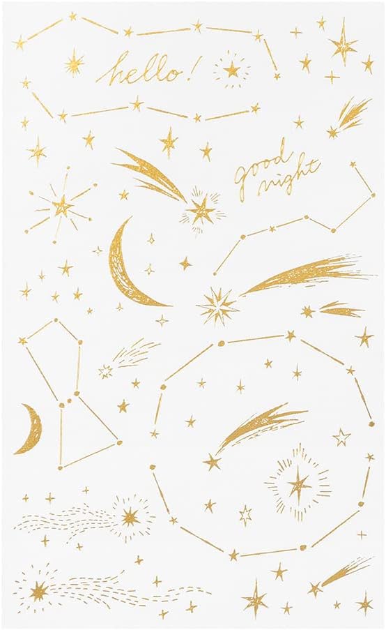 DESIGNPHIL Midori 82616006 Sticker Decal Foil Star Pattern