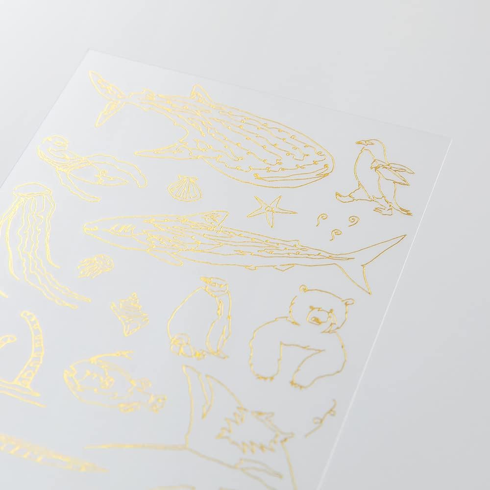 DESIGNPHIL 82618006 Sea Creatures Foil Decal