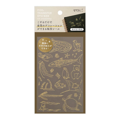DESIGNPHIL 82618006 Sea Creatures Foil Decal