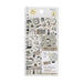 Peel and stick masking stickers 2 pieces  notebook decoration cute 826