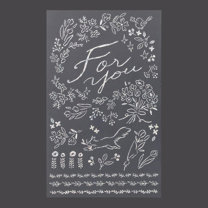 Midori 82651006 Sticker Decal Foil Gift Pattern