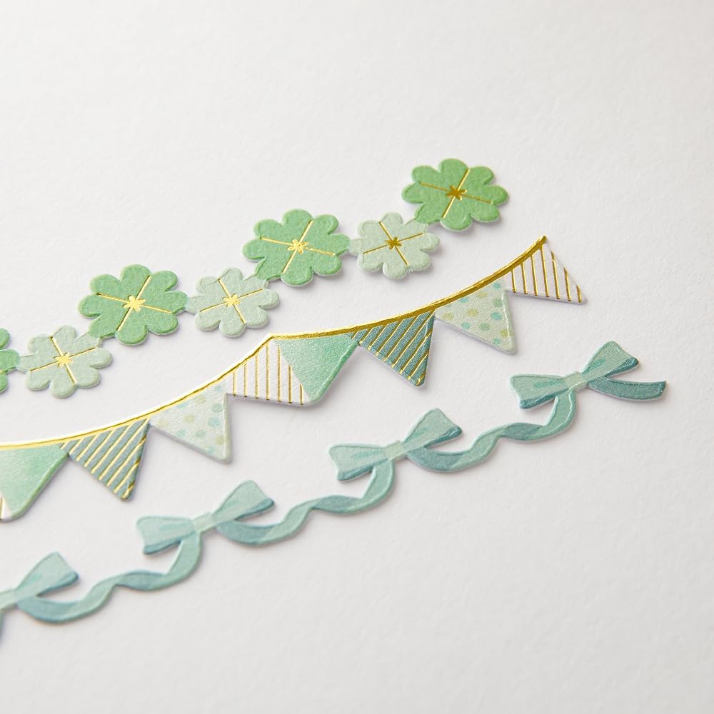 Midori Pc Museum Ribbon Sticker 2660 Green
