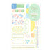 Watercolor Stickers 2 Sheets by Midori