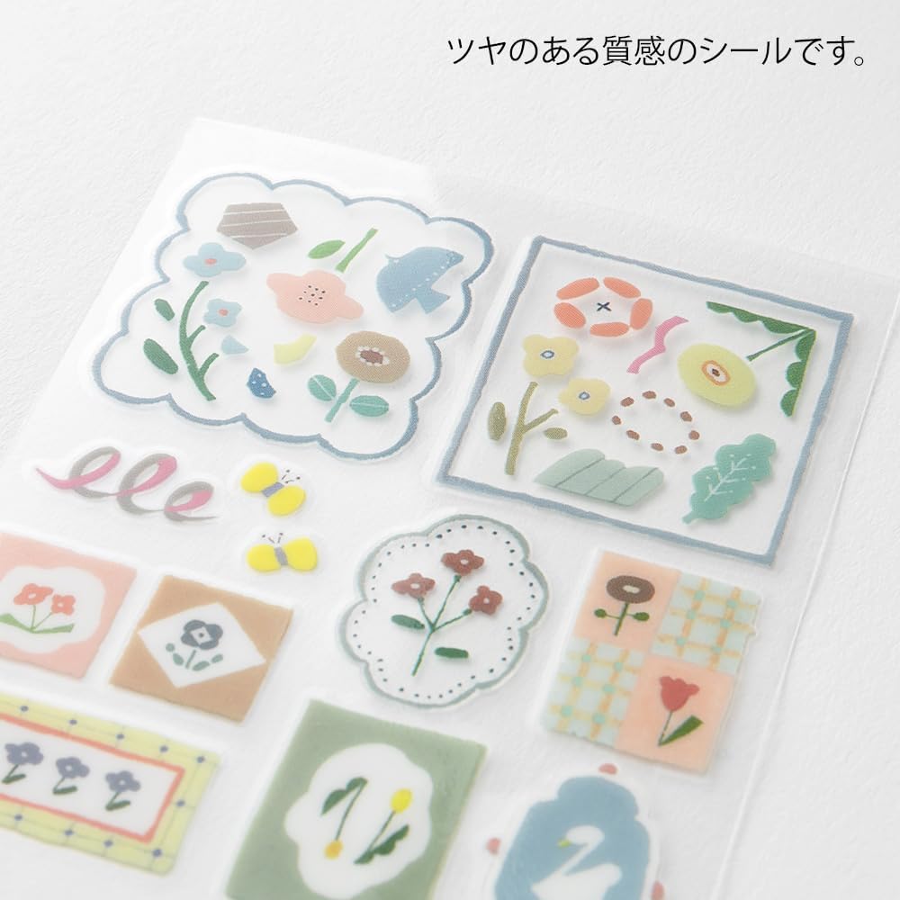 Midori 82698006 Seal Decal Glossy Tile Scandinavian Pattern