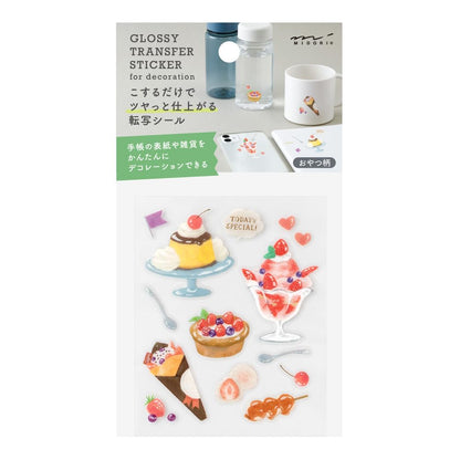 Midori 82699006 Seal Decal Glossy Snack Pattern
