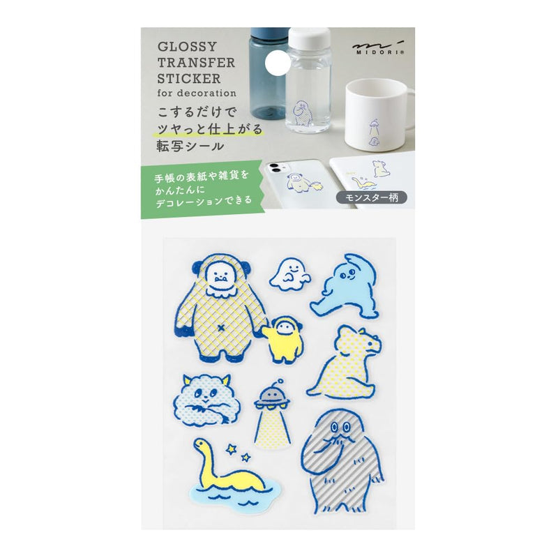 Midori Seal Decal Glossy Monster Pattern 82701006