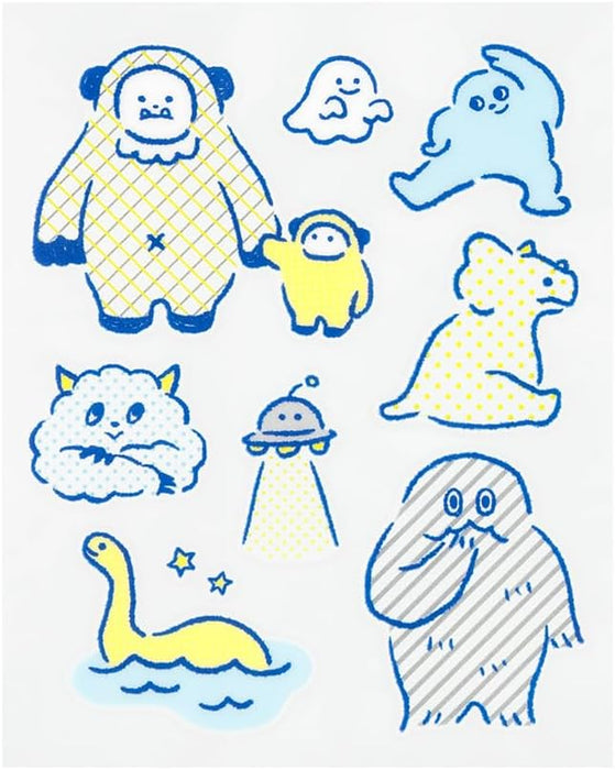 Midori Seal Decal Glossy Monster Pattern 82701006