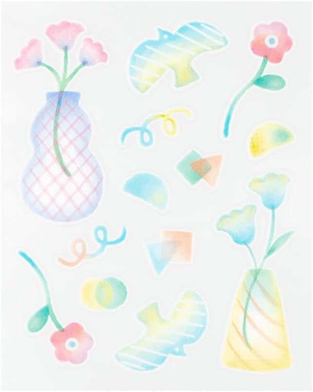 Midori Seal Decal Glossy Vase Pattern 82702006