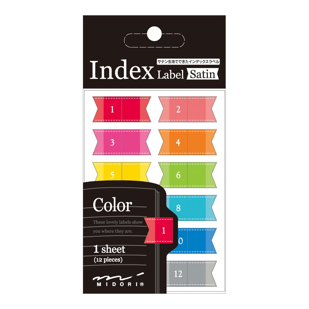 Midori - Adhesive Index Labels