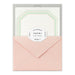 Midori 86462006 Letter Set, Typography, Frame Pattern, Pink