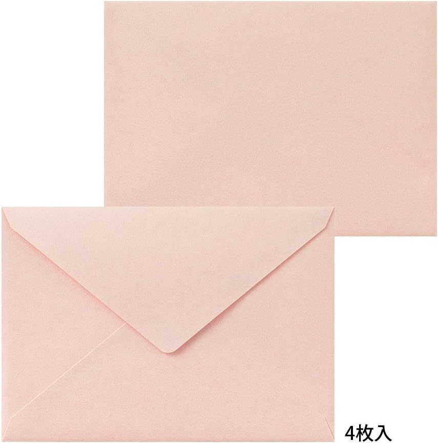 Midori 86462006 Letter Set, Typography, Frame Pattern, Pink