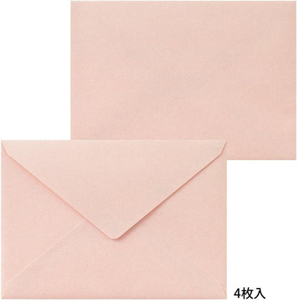 Midori 86462006 Letter Set, Typography, Frame Pattern, Pink