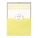 Letter Press, Yellow Flowers