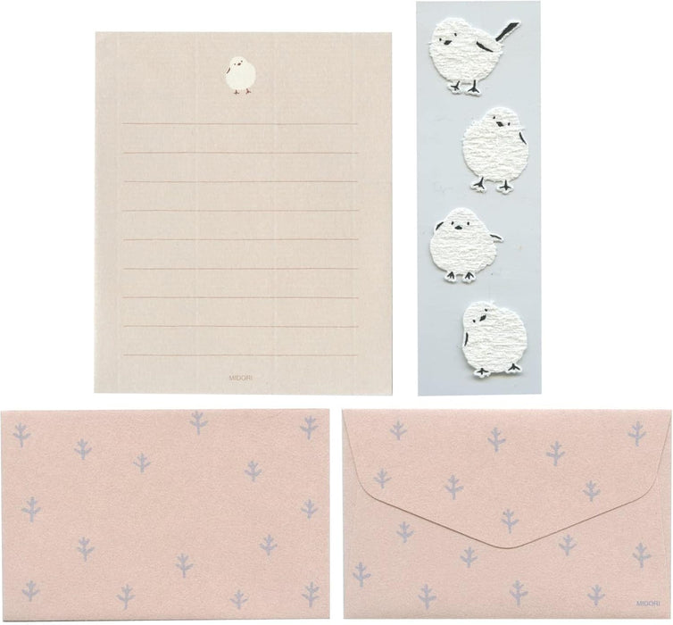 Mini Letter Set, Fluffy Animals, with Stickers,  Cute 86513006