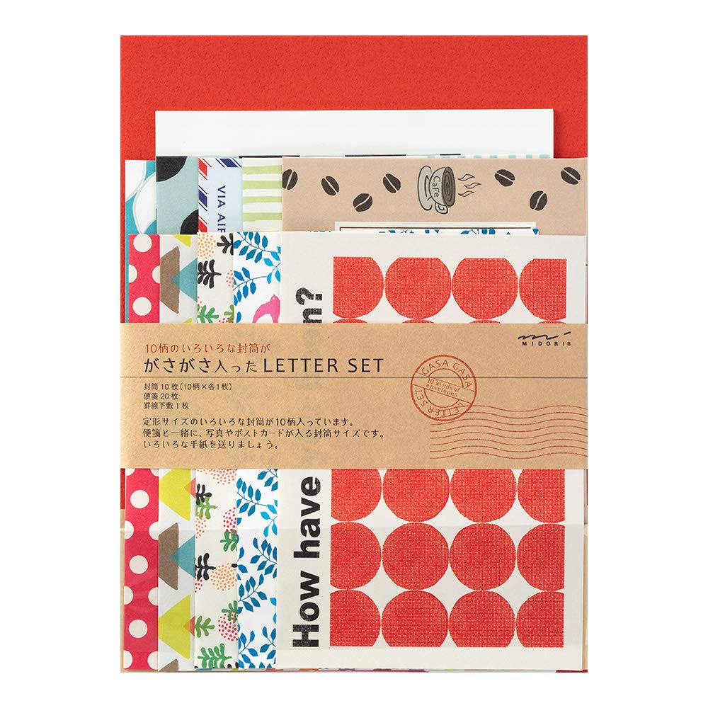 Midori 86763006 Letter Set, 763, Baffling, 10 Patterns