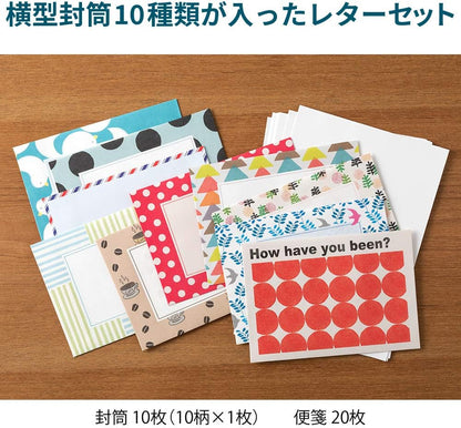 Midori 86763006 Letter Set, 763, Baffling, 10 Patterns