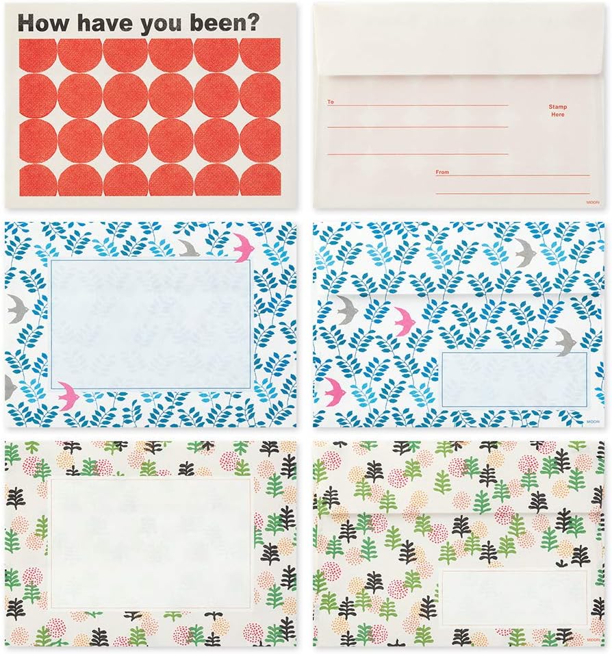 Midori 86763006 Letter Set, 763, Baffling, 10 Patterns