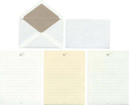 Midori 86914006 Letter Set, Gift Colors, White