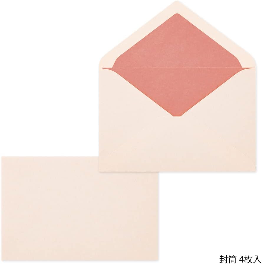 Midori 86915006 Letter Set, Gift Colors, Pink