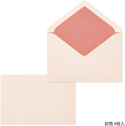 Midori 86915006 Letter Set, Gift Colors, Pink